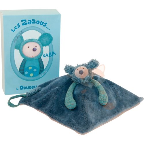  les zazous baba koala plat carré bleu 